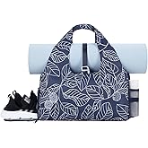 sportsnew Yoga Gym Bags for Women with Shoes Compartment & Wet Dry Storage Pockets & Adjustable Yoga Mat Holder, Patent Pending