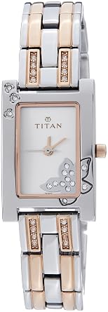 Purple - Glam Gold Analog Silver Dial Women's Watch -NK9716KM01