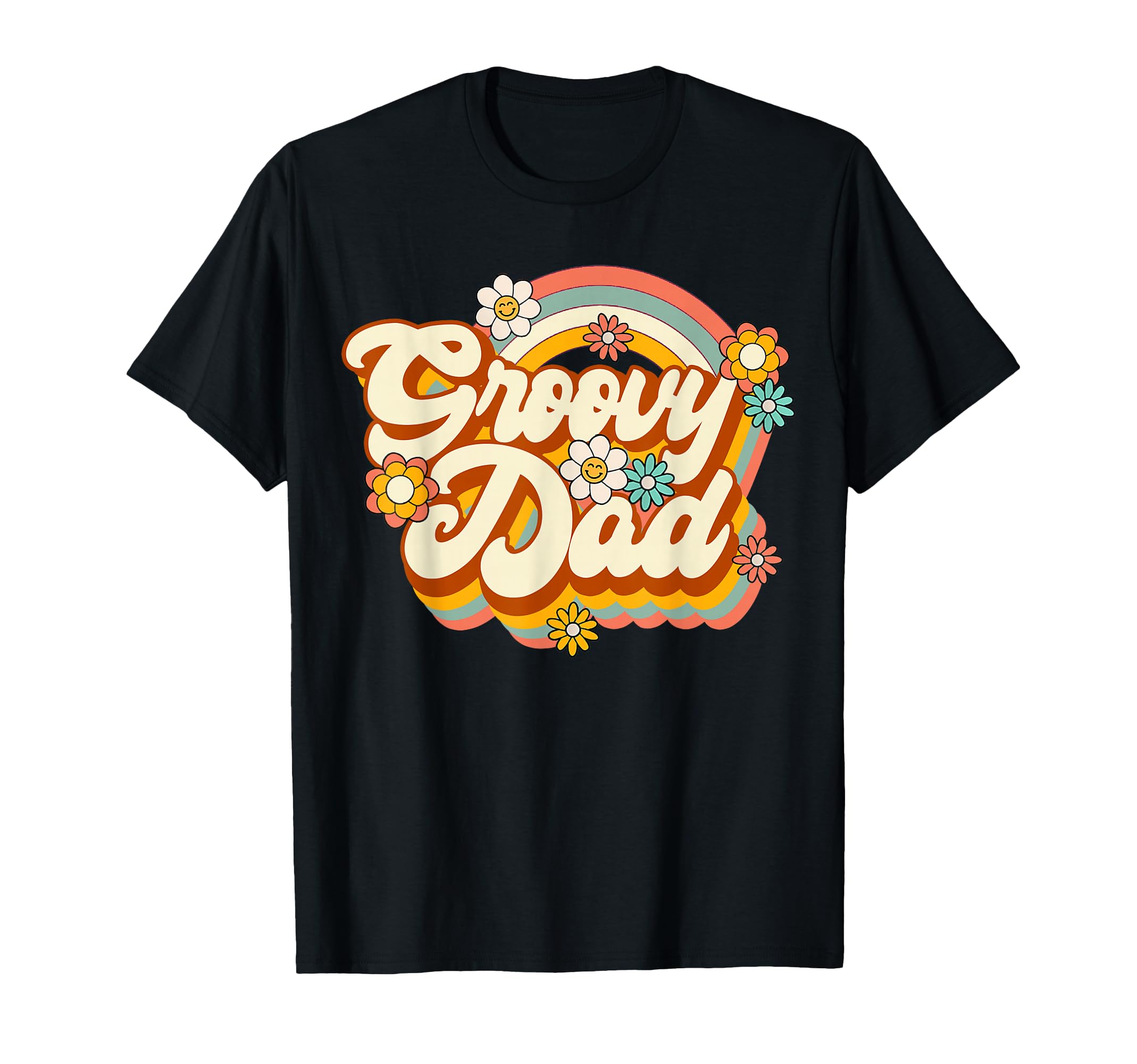 Photo 1 of Retro Groovy Dad Family Birthday 60s 70s Hippie Costume T-Shirt