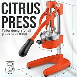Zulay Kitchen Cast-Iron Orange Juice Squeezer