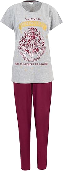 Pigiama Harry Potter Per Ragazze - Maniche Corte, Cotone 100%, Con Stemmi Hogwarts - Foto 4