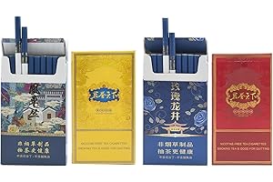 YFIONE Herbal Cigarettes, Tobacco Free, Nicotine Free, 4 Packs-80 Smokes