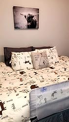 Houseri Beige Bear Comforter Set Queen Teen Girls
