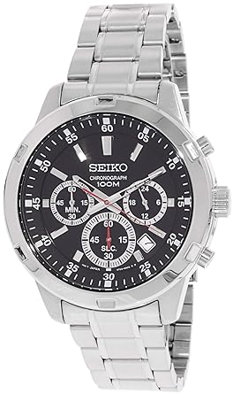 Chronograph Black Dial Mens Watch-CA0615-59E