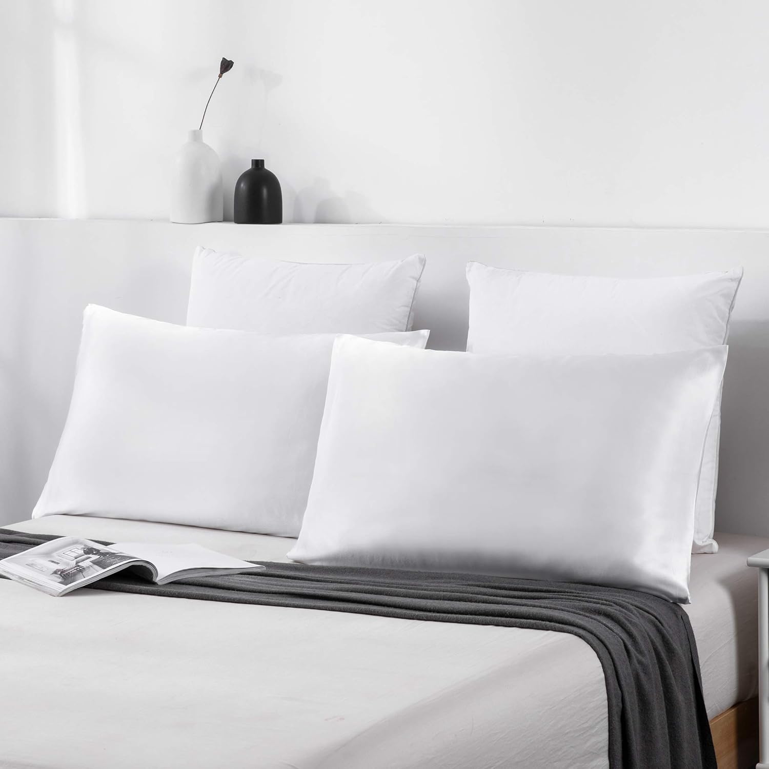 Wdress King Size Pillow Cases Set of 2, 20x40 Pillowcase