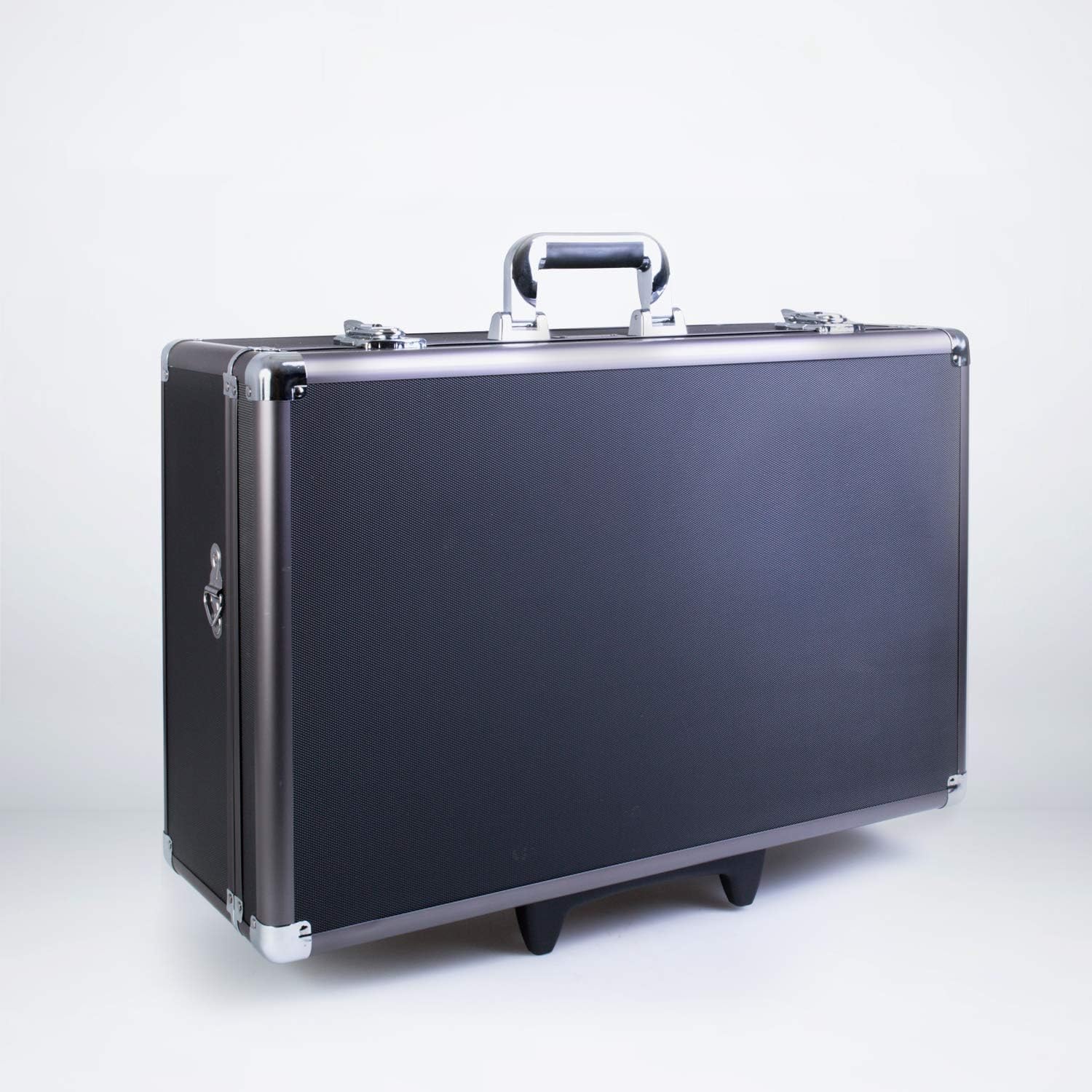 Zeikos ZE-HC52 Large Rolling Hard Case with Extra Padding Foam for Cameras - Travel, and Storage Case Camera, Gear, Equipment, and Lenses - Canon, Nikon, Sony Alpha, and Many More DSLR Cameras