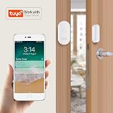 Fuers WiFi Door Window Alarm Sensor Magnetic Contact Alexa Google Home Tuya App view 3