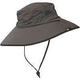 Sun Protection Zone Unisex Booney Hat (Charcoal with Black Trim)