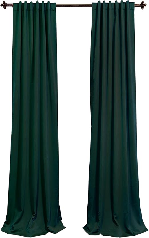 Amazon Com Artofabric Polyester Curtain Panel 56x63 Inch Hunter
