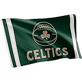 Desert Cactus Boston Celtics Flag NBA 100% Polyester Indoor Outdoor 3x5 feet National Basketball Association Team Flags (Flag City Edition 2023 B)