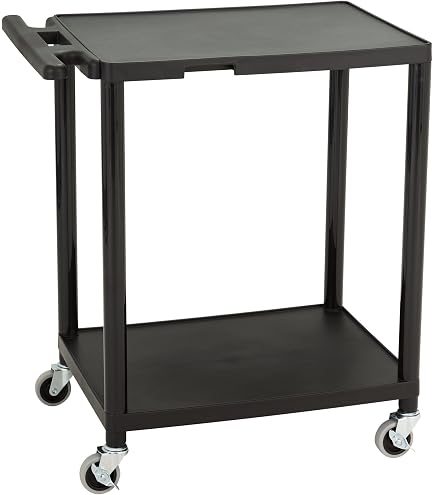 Amazon.com: LUXOR AVJ42C-RB Steel AV Cart with Adjustable Height