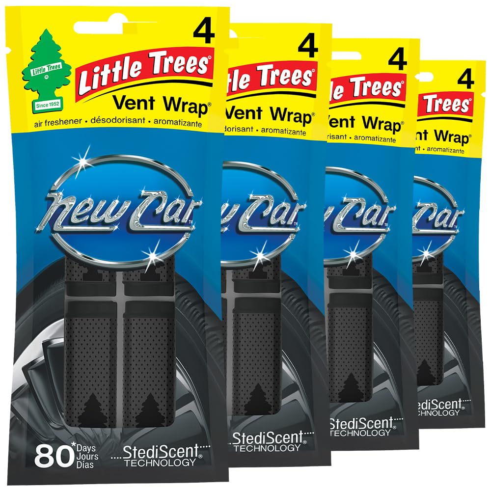 Photo 1 of *** 12 AIR FRESHENERS *** LITTLE TREES Car Air Freshener | Vent Wrap Provides Long Lasting Scent, Invisibly Fresh | New Car Scent, 16 Air Fresheners