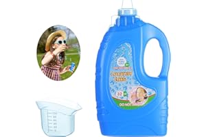 KADINOY Bubbles Solution Refills, Bubble Concentrated Solution for Kids Bubble Machine Guns, Easter Gifts Big Giant Bubbles Wands, Wedding, Party Favors, Birthday, Outdoors