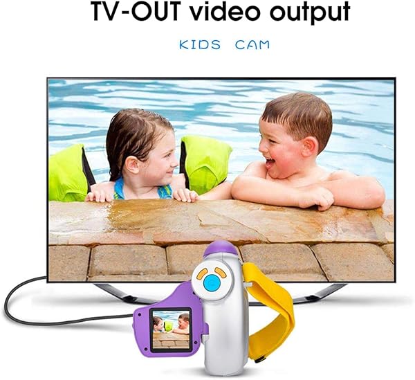 SALALIS Mini Kids Camera5MP HD Children Digital Camerwith 1 5 Inch Color DisplayMultifunction Cartoon Digital Video Camerawith a LanyardKids Gifts