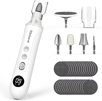 Eletorot Cordless Manicure Pedicure Set 9-Speed Nail Drill with Attachments