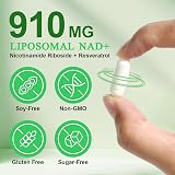 IWKDIJ NAD Resveratrol+ Trans 910mg 120 Capsules NAD+ Immune Energy Support view 5