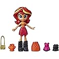 My Little Pony Equestria Girls Fashion Squad Sunset Shimmer, 3-Inch Potion Mini Doll Toy with Outfit, Surprise Accessories, Kids 5 and Up
