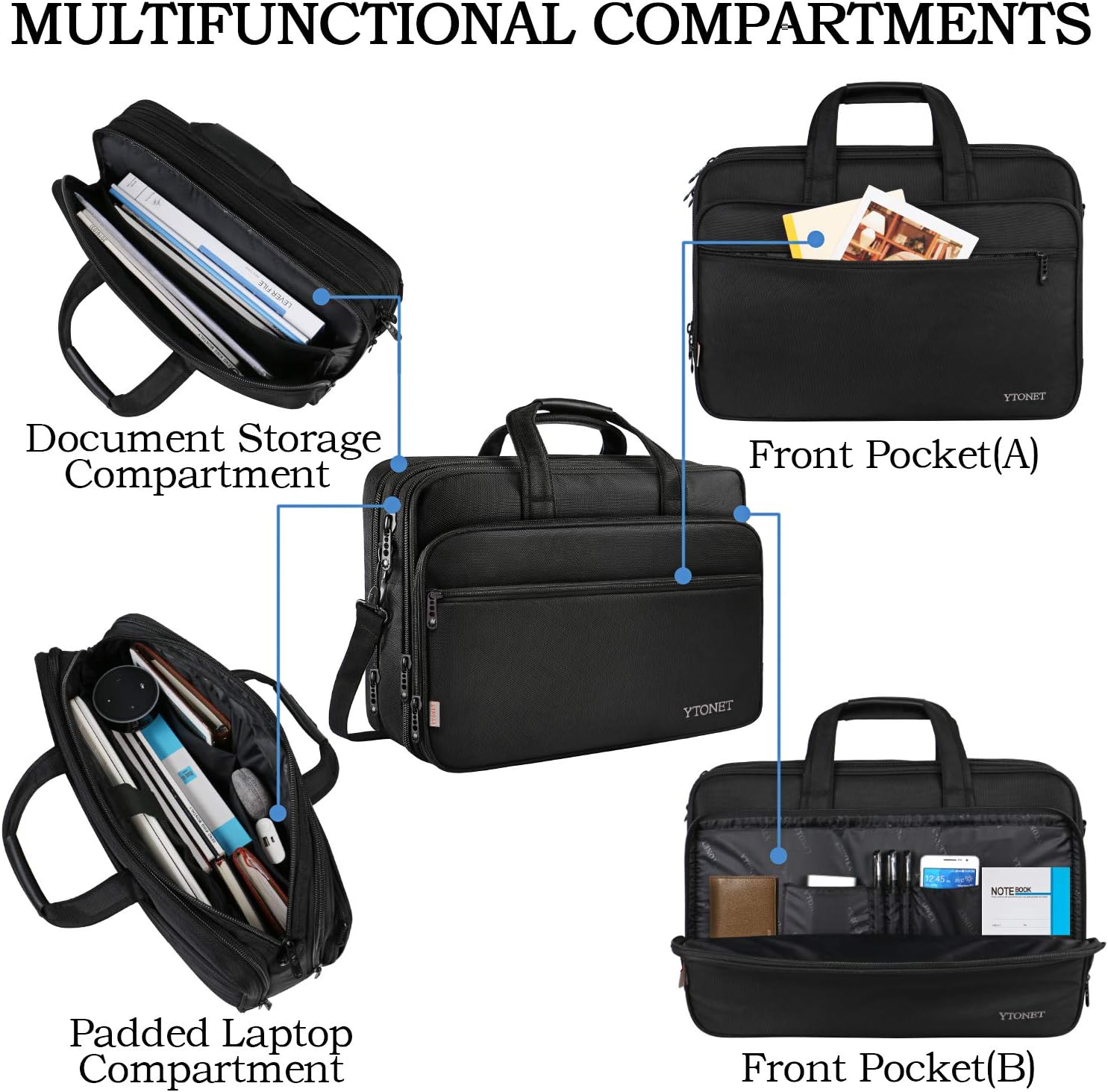 18 inch laptop briefcase