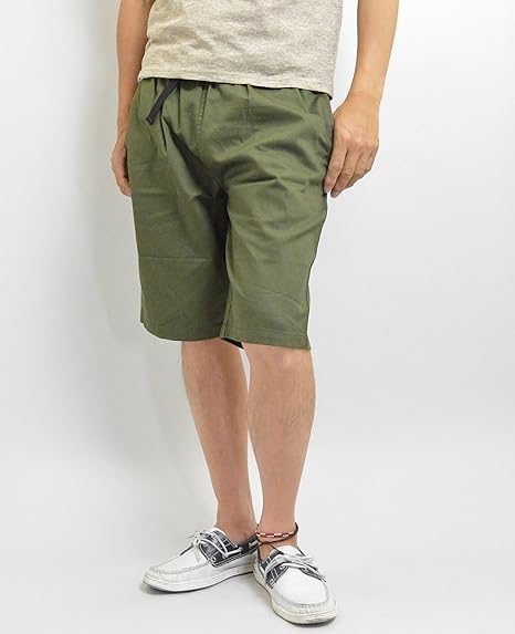 Amazon アダマス ショートパンツ ハーフパンツ 膝上 パンツ クライミングパンツ メンズ カーキ Xl ショートパンツ 通販