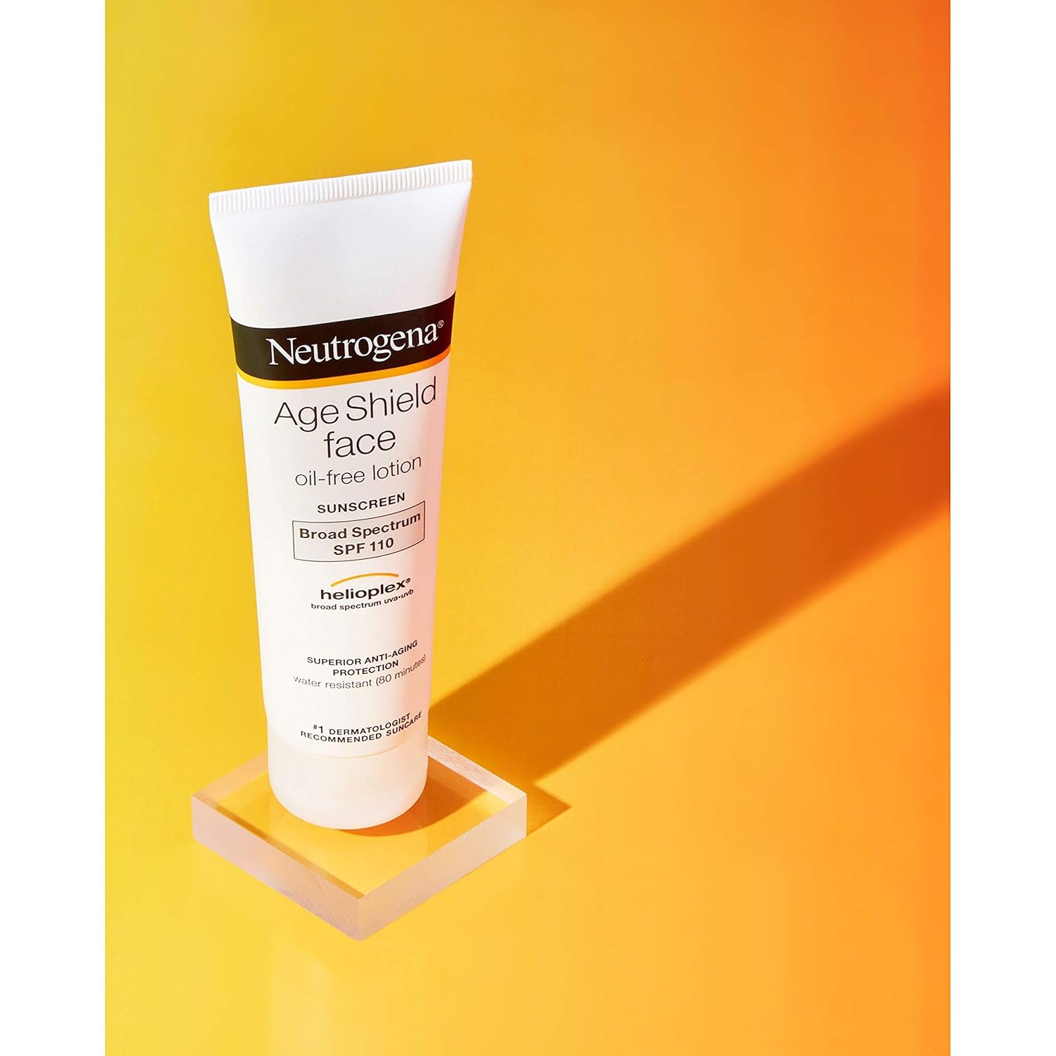 Neutrogena Age Shield Face Lotion Sunscreen with Broad Spectrum SPF 110, Oil-Free & Non-Comedogenic Moisturizing Sunscreen to Prevent Signs of Aging, 3 fl. oz: Beauty