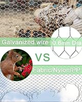 vensovo Galvanized Chicken Wire Mesh 35cm x 8m 1 inch Hex Garden Fence view 5