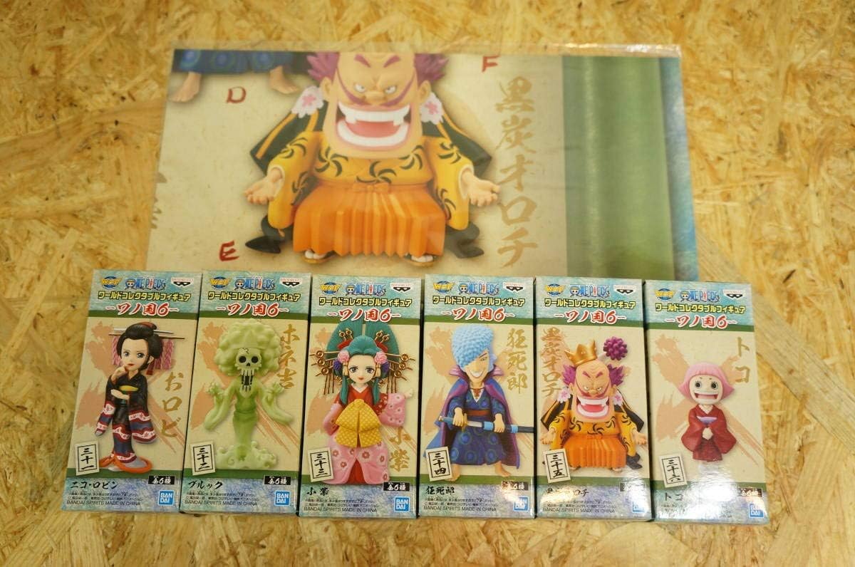 Amazon 販促ポスター付き ワンピース ワールドコレクタブルフィギュア ワノ国6 全6種セット フィギュア ドール 通販