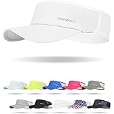 Sports Sun Visor Hats for Women Men Lightweight Breathable Cooling Stretchy Visors Foldable UPF 50+ for Running Tennis Golf