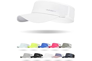 YANIKY Sports Sun Visor Hats for Women Men Lightweight Breathable Cooling Stretchy Visors Foldable UPF 50+ for Running Tennis Golf