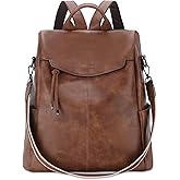 VX VONXURY Backpack Purse for Women Faux Leather Anti-Theft Backpack With Detachable Shoulder Strap Fashion Women Handbag For Daily Work Travel