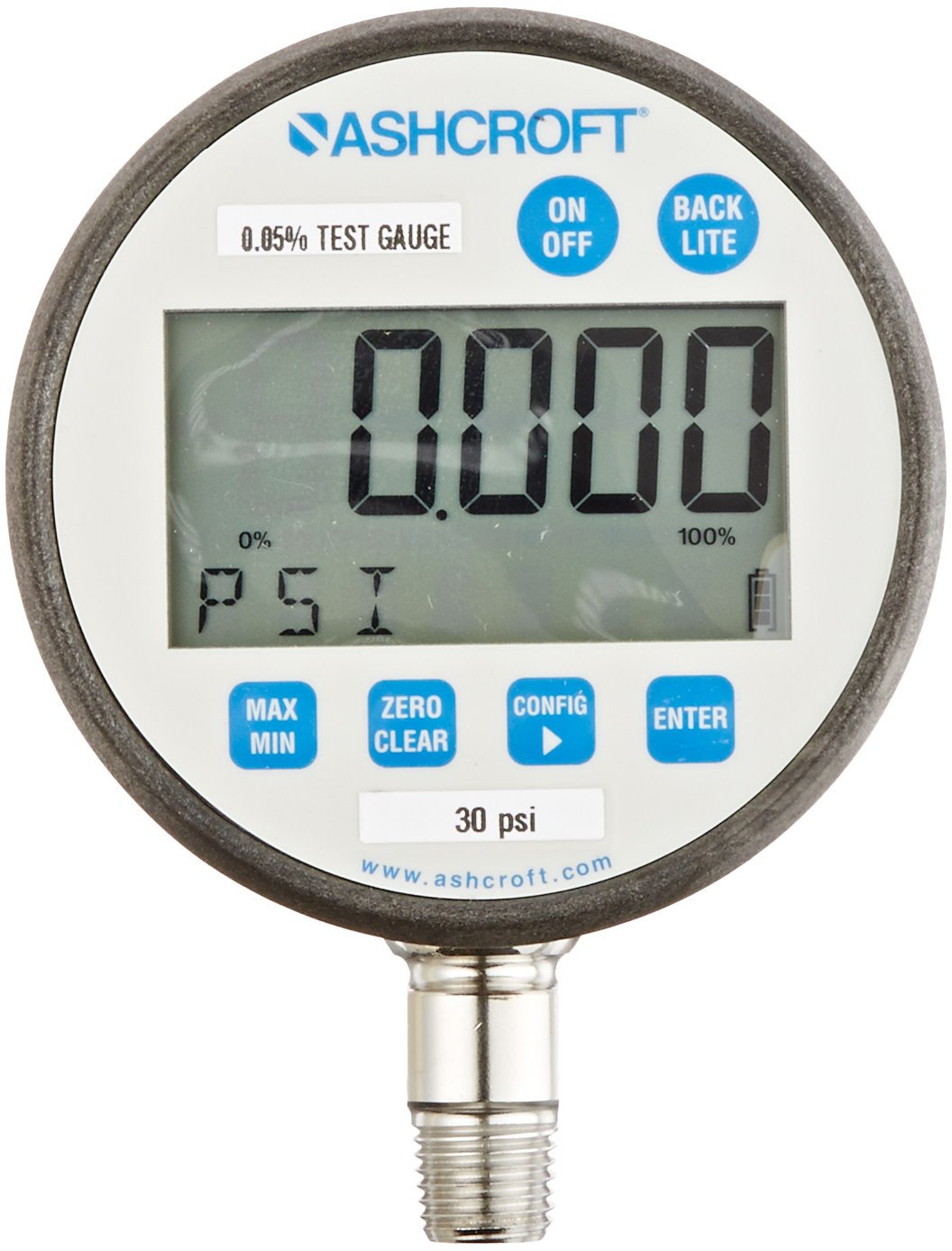 Ashcroft Type 2089 Stainless Steel Case Dry Filled Precision Digital