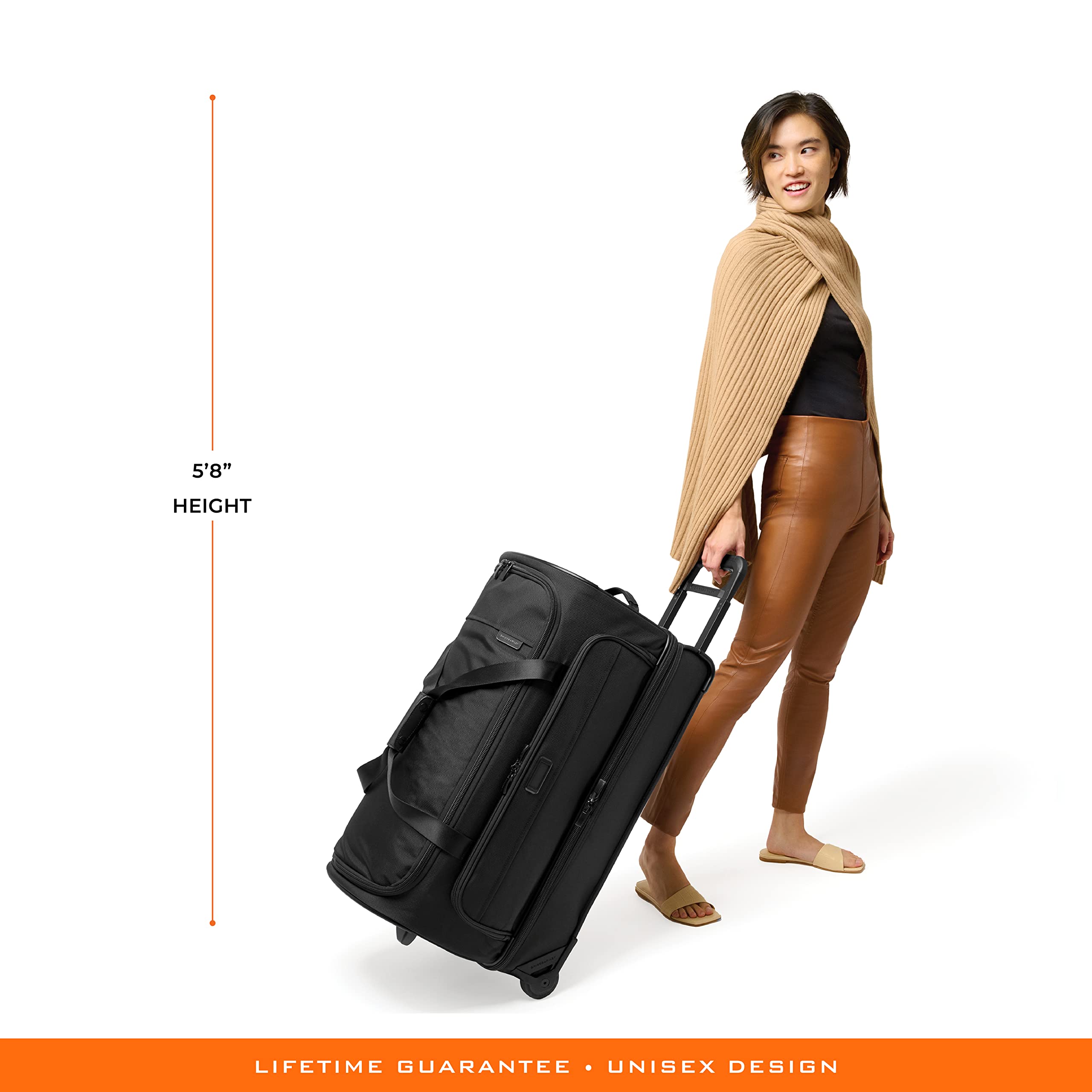 Briggs & Riley Travel Duffel Bag - Weekender & Overnight Luggage for Women & Men, Softside Bag