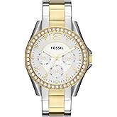 Fossil Women's Riley Stainless Steel Multifunction Watch