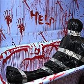 Amazon.com: 2pcs Halloween Decorations Dead Victim Props, Scary ...