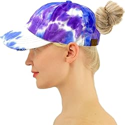 C.C Ponytail Criss Cross Messy Buns Ponycaps