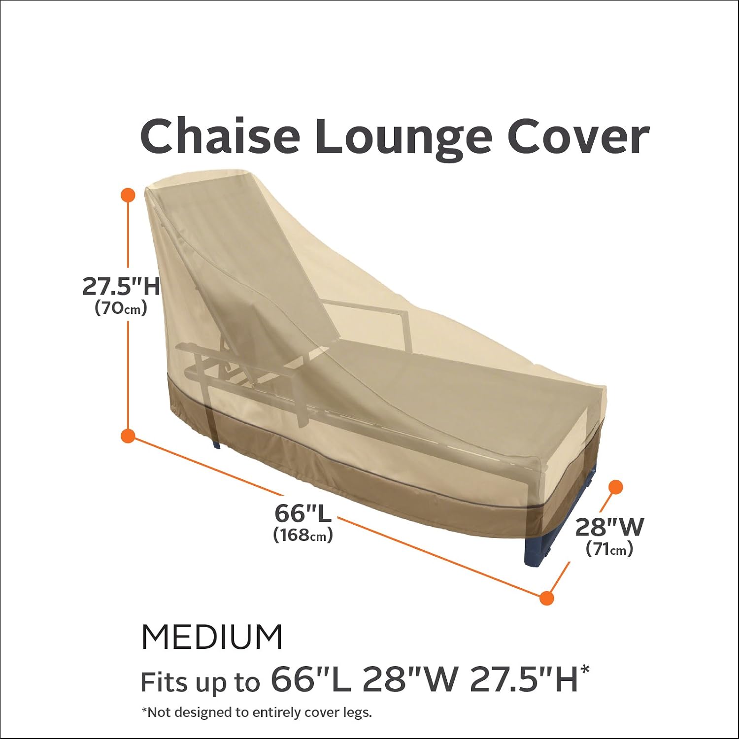 Amazon Com Classic Accessories Veranda Cover For Hampton Bay Fall River Adjustable Patio Chaise Lounge Garden Outdoor