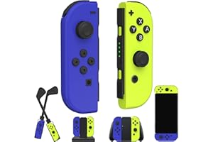 FRGDOT Joy Cons Controller for Switch,Left and Right Switch Controllers Compatible for Switch Joycons with Dual Vibration Support Wake up and Screenshot