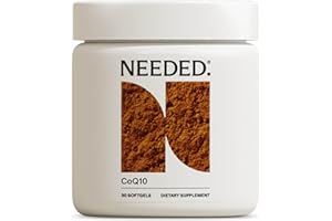 Needed. CoQ10 200mg Supplement - Ubiquinol 200mg for Women and Men – Coenzyme Q10 Preconception Health Supplement, Non-GMO, Softgels – 30 Count