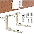 Toutgood Outdoor Mini Split Wall Mounting Bracket, Heavy-Duty Wall Bracket for 7000 Btu to 12000 Btu Ductless Mini Split Air Conditioner AC Heat Pump Systems , Max 400 Lb Capacity
