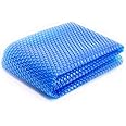 Spa Depot Thermo-Float 16-mil 7ft x 7ft Hot Tub Bubble Cover Floating Spa Blanket - trimmable Heavy-Duty Insulating Solar Heating