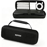 NDYIN Printer Case Compatible N80 Portable Printer | Bluetooth Inkless Printer Cover Pouch for Travel with Mesh Pocket for 8.5"x11" Us Letter &amp; a4- Black (Box Only)