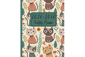 2026-2030 Monthly Planner: Five-Year Schedule Organizer Featuring Two-Page Monthly Spreads, Holiday Highlights, and Ample Wri