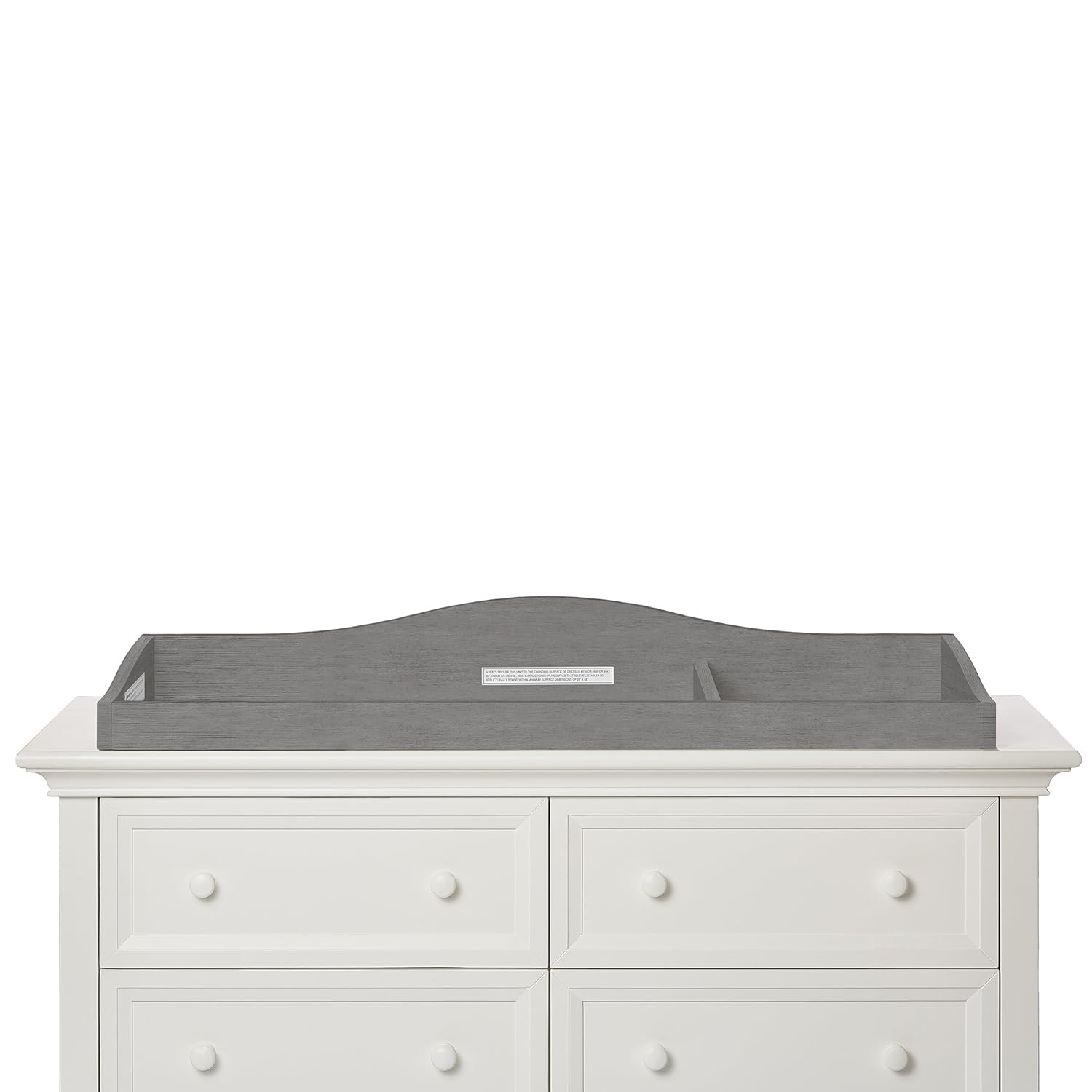 evolur belmar double dresser rustic grey
