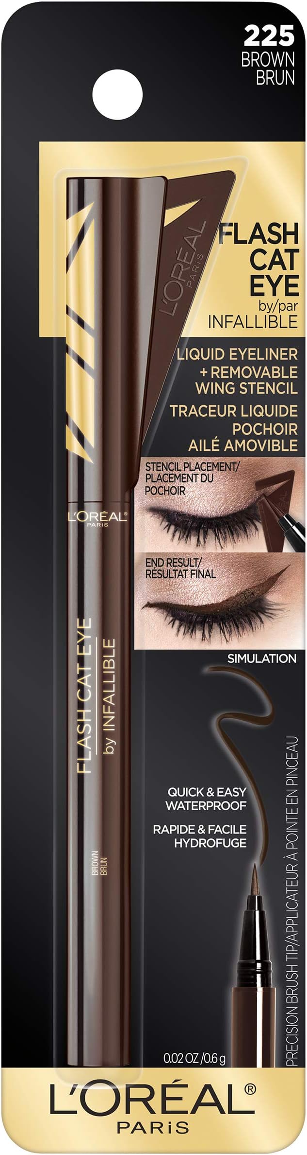 loreal eyeliner flash cat eye