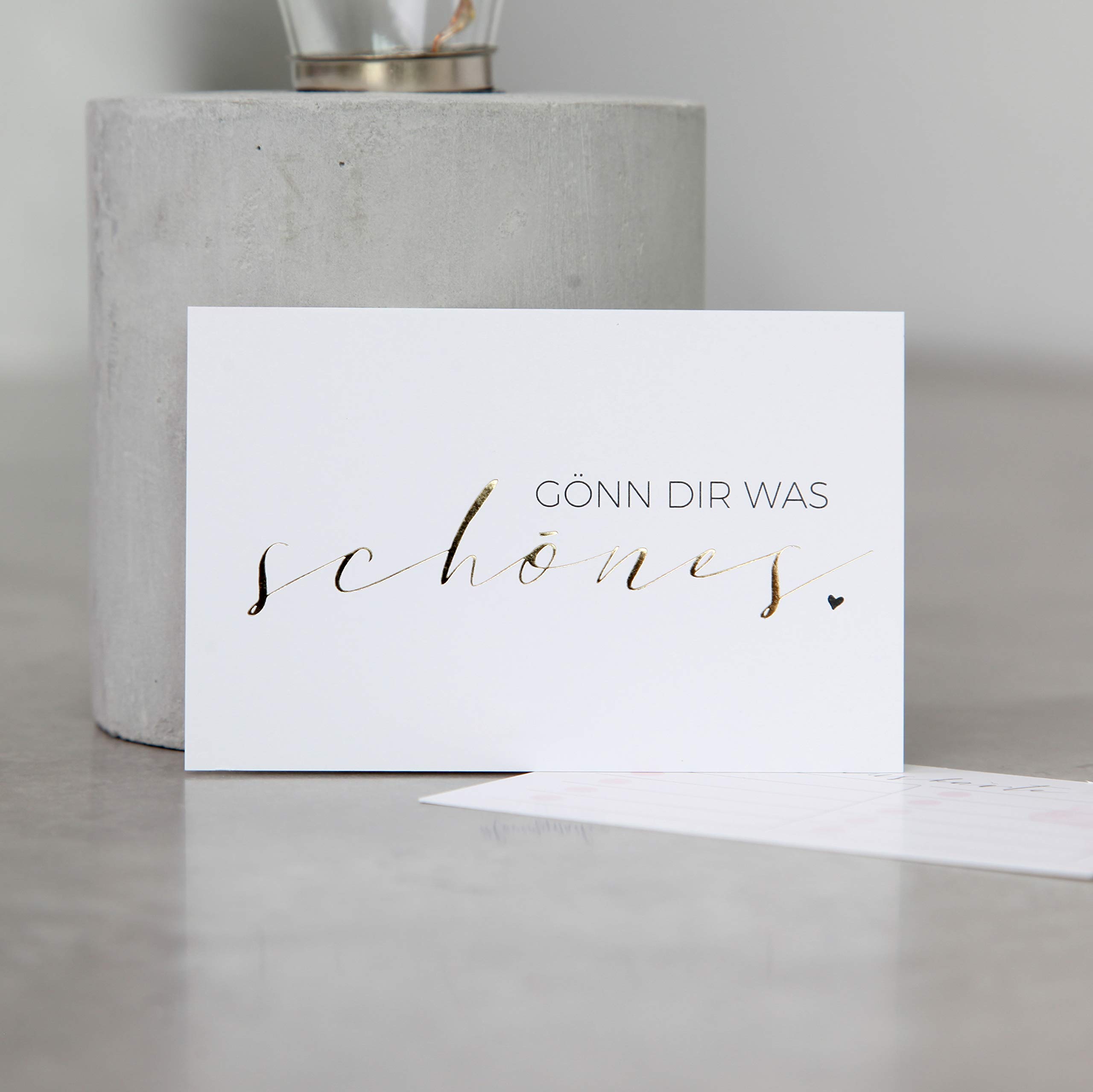 Appointment Cards (Set of 100) with Exclusive Gold Embossing for Nail Studio, Nail Designer, Manicure, Pedicure Bonuskarte