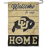 Colorado Buffaloes Welcome To Our Home Double Sided Garden Yard Flag
