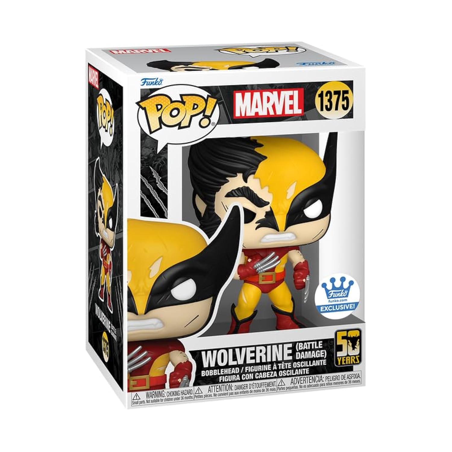 Funko Pop! Vinyl: Marvel - Wolverine *Battle Damage Shop Exclusive
