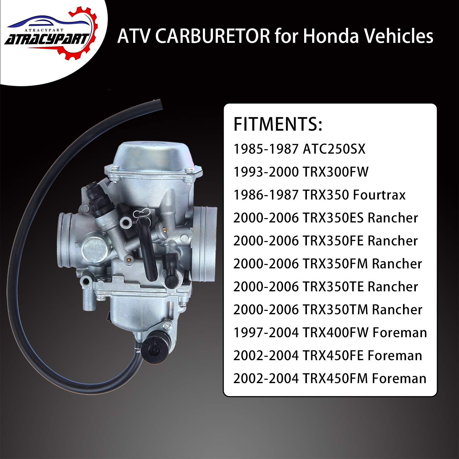 ATRACYPART Carburetor Carb for 20002006 Honda Rancher 350 TRX350