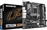 Gigabyte B760M D3H LGA 1700 B760 mATX DDR5 Dual M.2 USB 3.2 Motherboard view 1