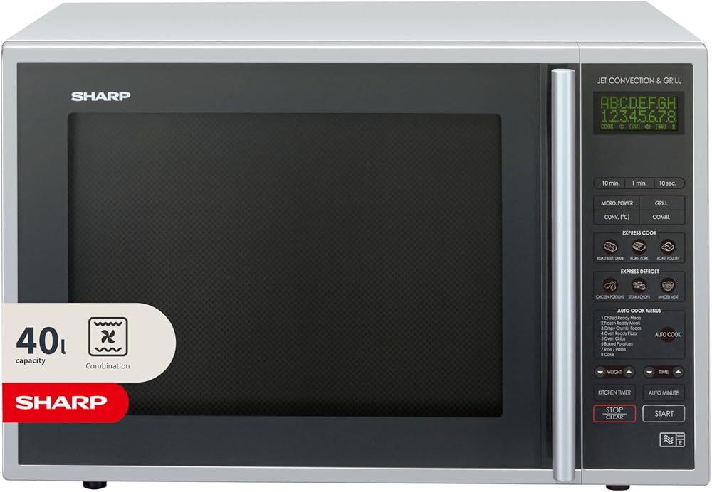 Sharp 40L Combination Microwave 900W Convection Grill Silver