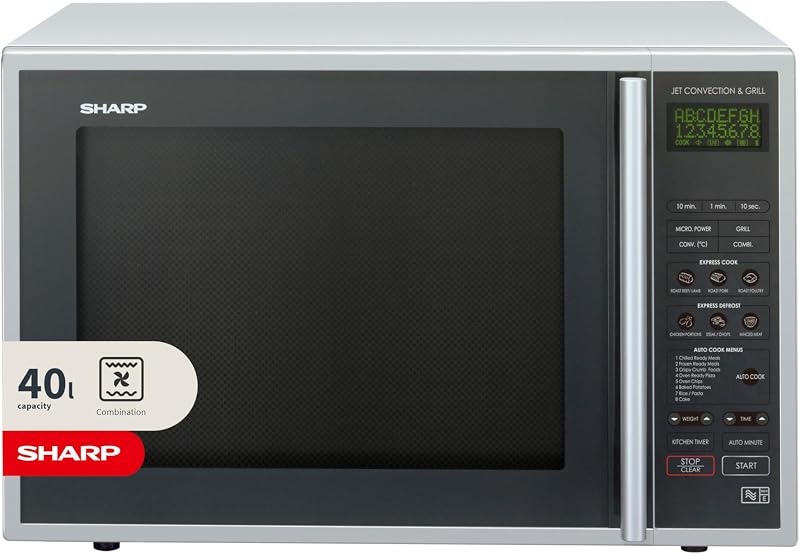 Sharp 40L Combination Microwave 900W Convection Grill Silver